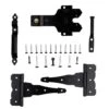 National Hardware 9.72 In. L Black Steel T-Hinge Gate Kit 1 Pk -Acme Acorn Store 06c7f5ce c7a8 46cf b60c dc816d1350dc