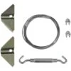 National Hardware Zinc-Plated Silver Steel Anti-Sag Gate Kit 1 Pk -Acme Acorn Store 0710f2ee 308e 400e 896c a9043de059aa