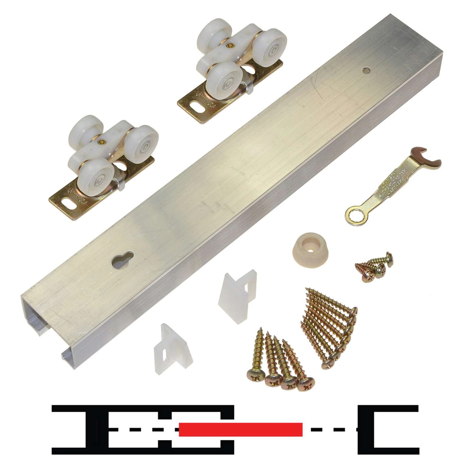 Johnson Hardware 100PD Aluminum Pocket Door Hardware 3 Johnson Hardware 100PD Aluminum Pocket Door Hardware
