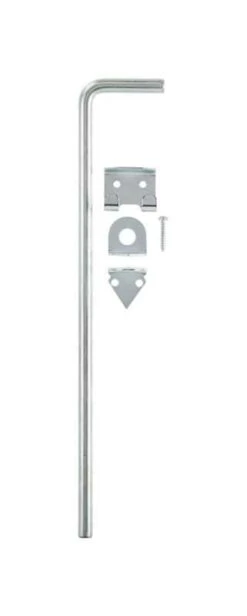 Ace 18 In. L Metallic Zinc Cane Bolt 1 Pk 6 Ace 18 In. L Metallic Zinc Cane Bolt 1 Pk -Acme Acorn Store 0998e812 c117 4222 8b00 cefa348ba480