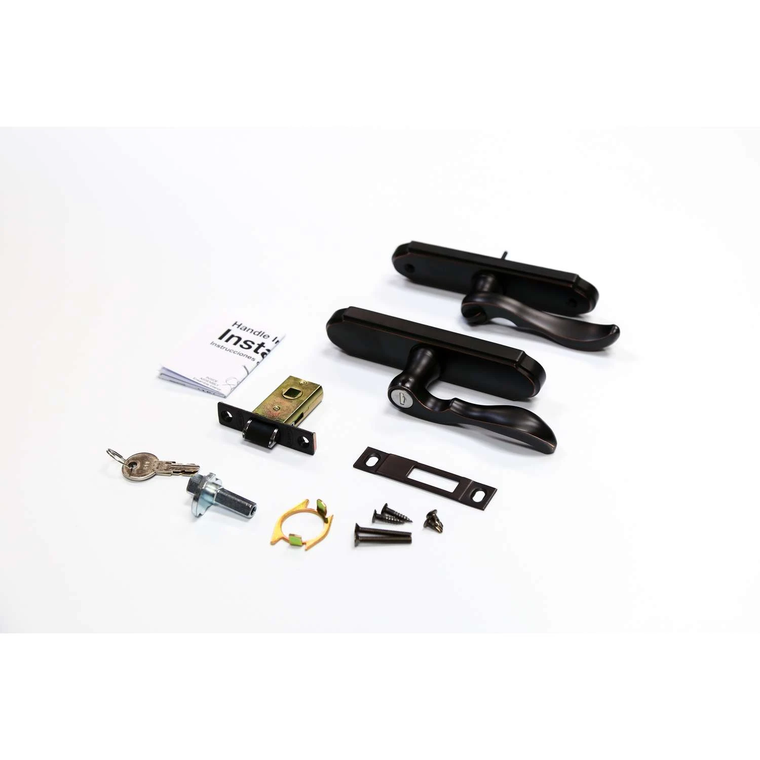 Larson Aged Bronze Brown Zinc Mortise Latch 1 Pk 4 Larson Aged Bronze Brown Zinc Mortise Latch 1 Pk - Image 2