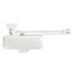 Brinks Residental White Steel Hydraulic Adjustable Door Closer