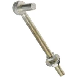 National Hardware 12 In. L Zinc-Plated Silver Steel Bolt Hook 1 Pk