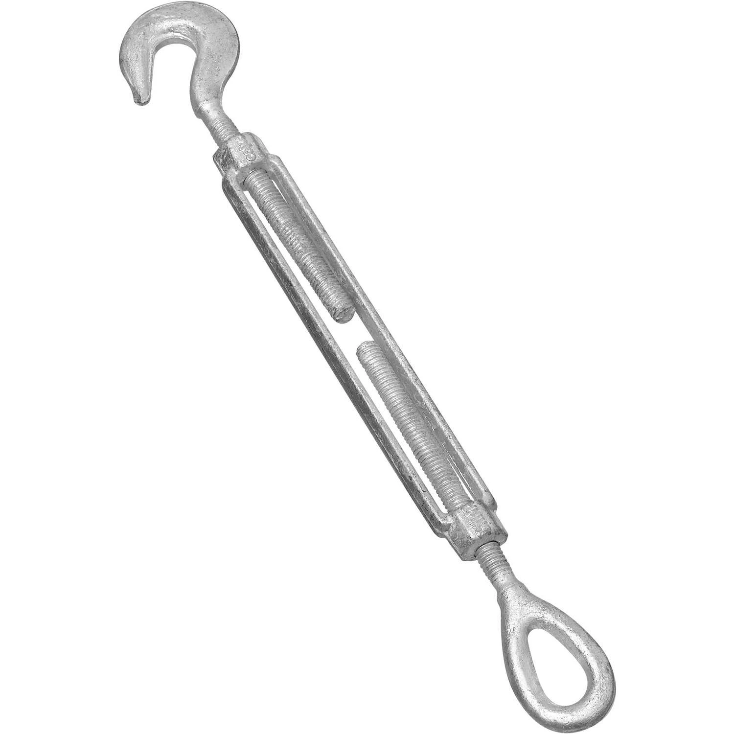 National Hardware Galvanized Silver Forged Steel 6 In. L Hook/Eye Turnbuckle 700 Lb 1 Pk 3 National Hardware Galvanized Silver Forged Steel 6 In. L Hook/Eye Turnbuckle 700 Lb 1 Pk