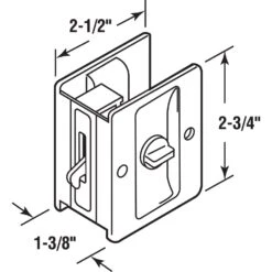 Prime-Line Polished Brass Gold Solid Brass Pocket Door Privacy Lock 1 Pk 5 Prime-Line Polished Brass Gold Solid Brass Pocket Door Privacy Lock 1 Pk -Acme Acorn Store 1ef00f6d b430 4bcb a6a8 ba71a9e0ea85