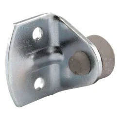 Prime-Line Mill White Steel Bi-Pass Door Bumper 2 Pc