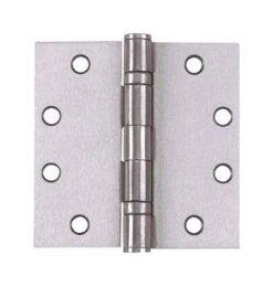 Tell 4-1/2 In. L Satin Chrome Door Hinge 3 Pk
