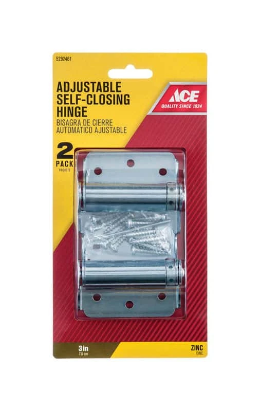 Ace 3 In. L Zinc-Plated Screen/Storm Self Closing Hinge 2 Pk 4 Ace 3 In. L Zinc-Plated Screen/Storm Self Closing Hinge 2 Pk - Image 2