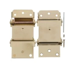 Ace 3 In. L Bright Brass Self Closing Hinge 2 Pk