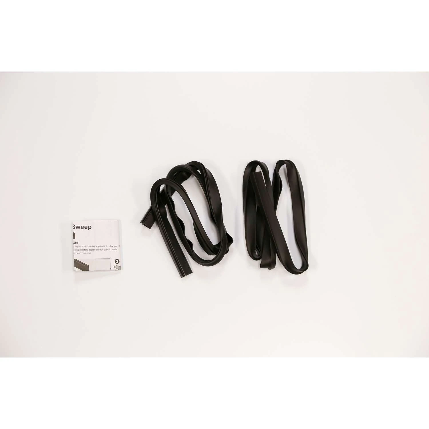 Larson Black Polyurethane Sweep 2 Pc 4 Larson Black Polyurethane Sweep 2 Pc - Image 2