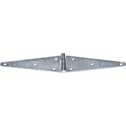 National Hardware 10 In. L Zinc-Plated Heavy Strap Hinge 1 Pk