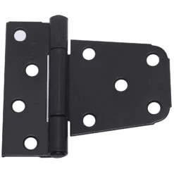 National Hardware 3.5 In. L Black Steel Extra Heavy Gate Hinge 2 Pk
