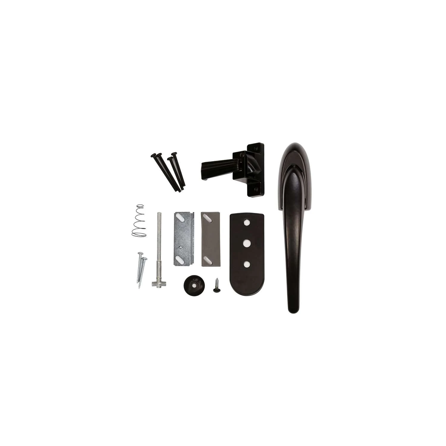 Larson Euro Black Zinc Lift Lever Latch 1 Pk 4 Larson Euro Black Zinc Lift Lever Latch 1 Pk - Image 2