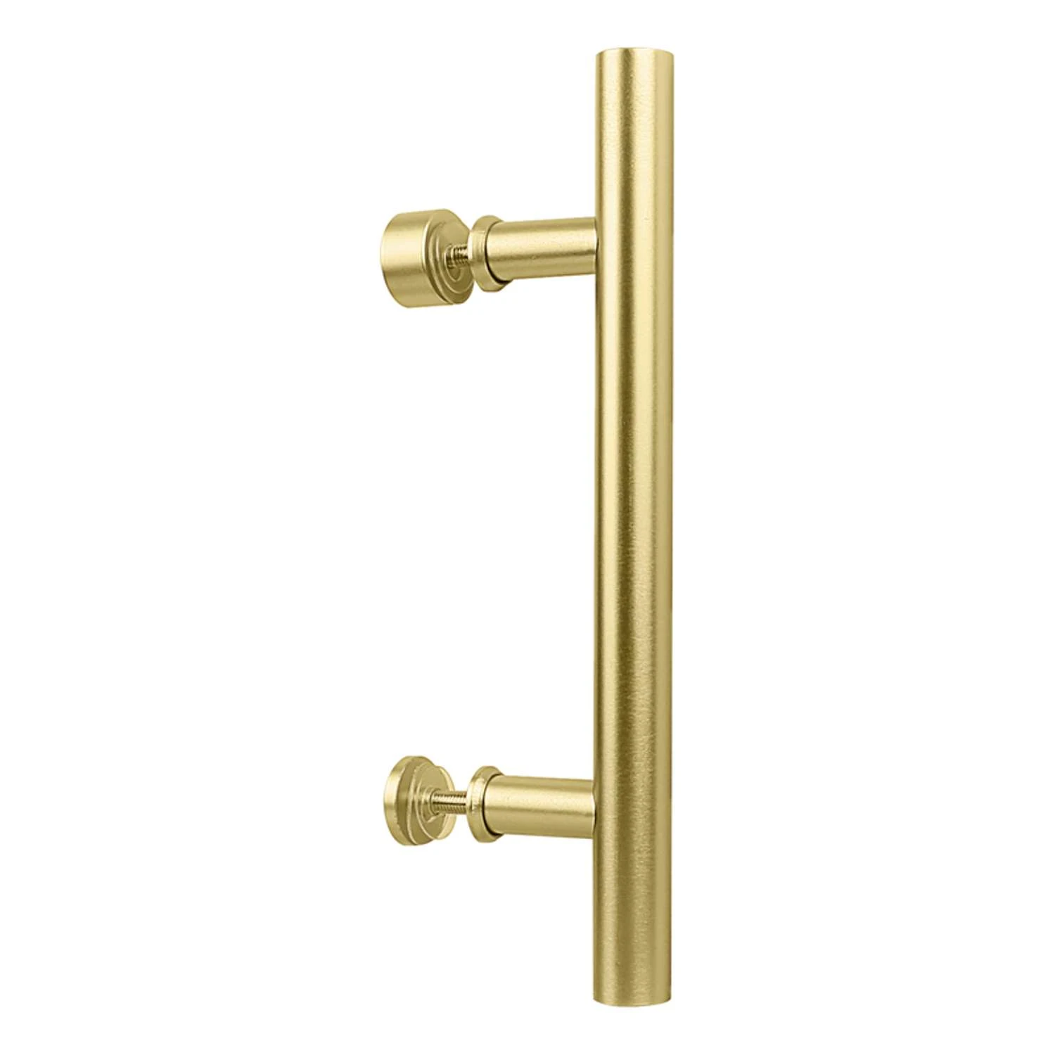 National Hardware Madison Brushed Gold Steel Pull Handle 1 Pc 3 National Hardware Madison Brushed Gold Steel Pull Handle 1 Pc