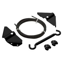 National Hardware Black Steel Anti-Sag Gate Kit 1 Pk
