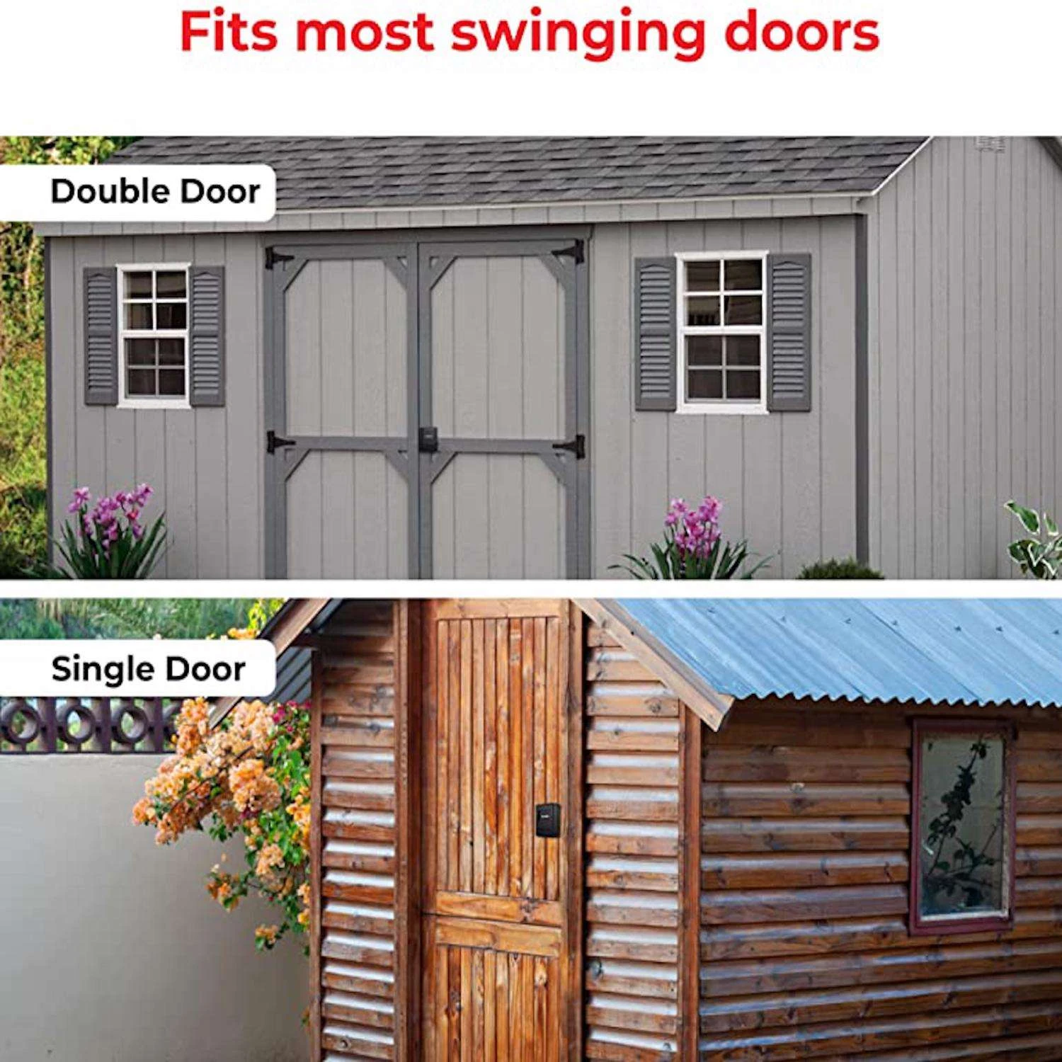 YARDLOCK Matte Black Aluminum Keyless Gate Lock 1 Pk 11 YARDLOCK Matte Black Aluminum Keyless Gate Lock 1 Pk - Image 9