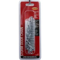 Larson Zinc-Plated Mill Steel Storm Door Wind Chain 9 Pc