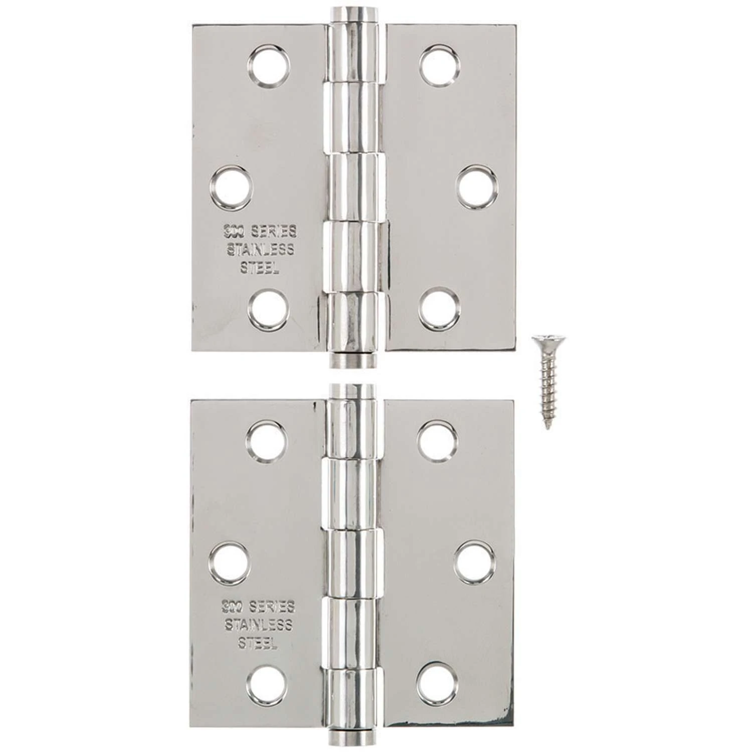 Ace 2-1/2 In. L Stainless Steel Narrow Hinge 2 Pk 4 Ace 2-1/2 In. L Stainless Steel Narrow Hinge 2 Pk - Image 2