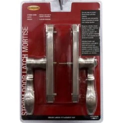 Larson M2 Brushed Nickel Silver Zinc Mortise Latch 1 Pk
