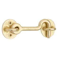 National Hardware Brushed Gold Steel Hook And Eye Closure 1 Pc