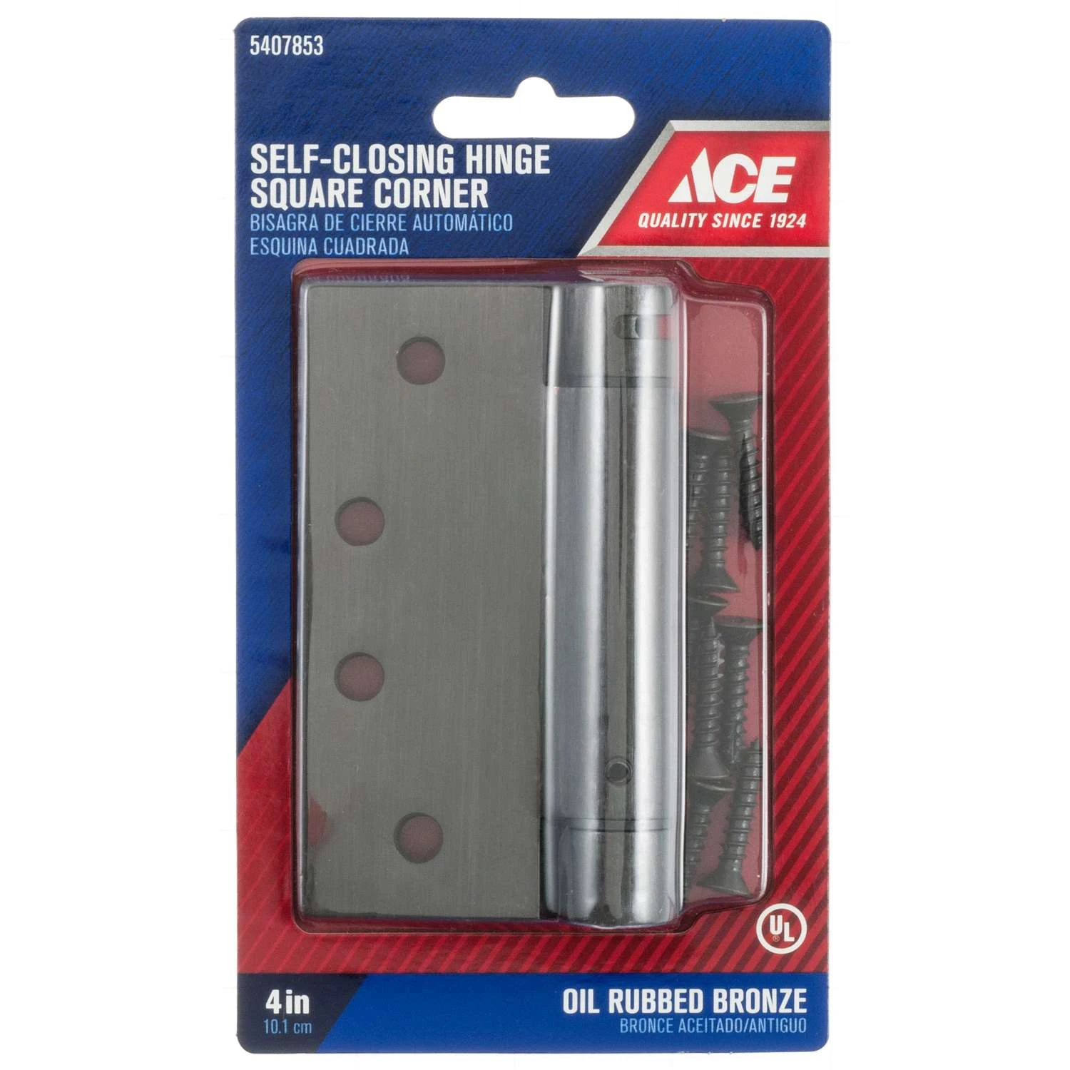 Ace 4 In. L Tuscan Bronze Self Closing Hinge 1 Pk 5 Ace 4 In. L Tuscan Bronze Self Closing Hinge 1 Pk - Image 3