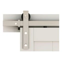 National Hardware Satin Nickel Silver Steel Barn Door Hanger Kit 1 Pc -Acme Acorn Store 5141dd8c 36a9 40e5 aa54 986f60eb63bf