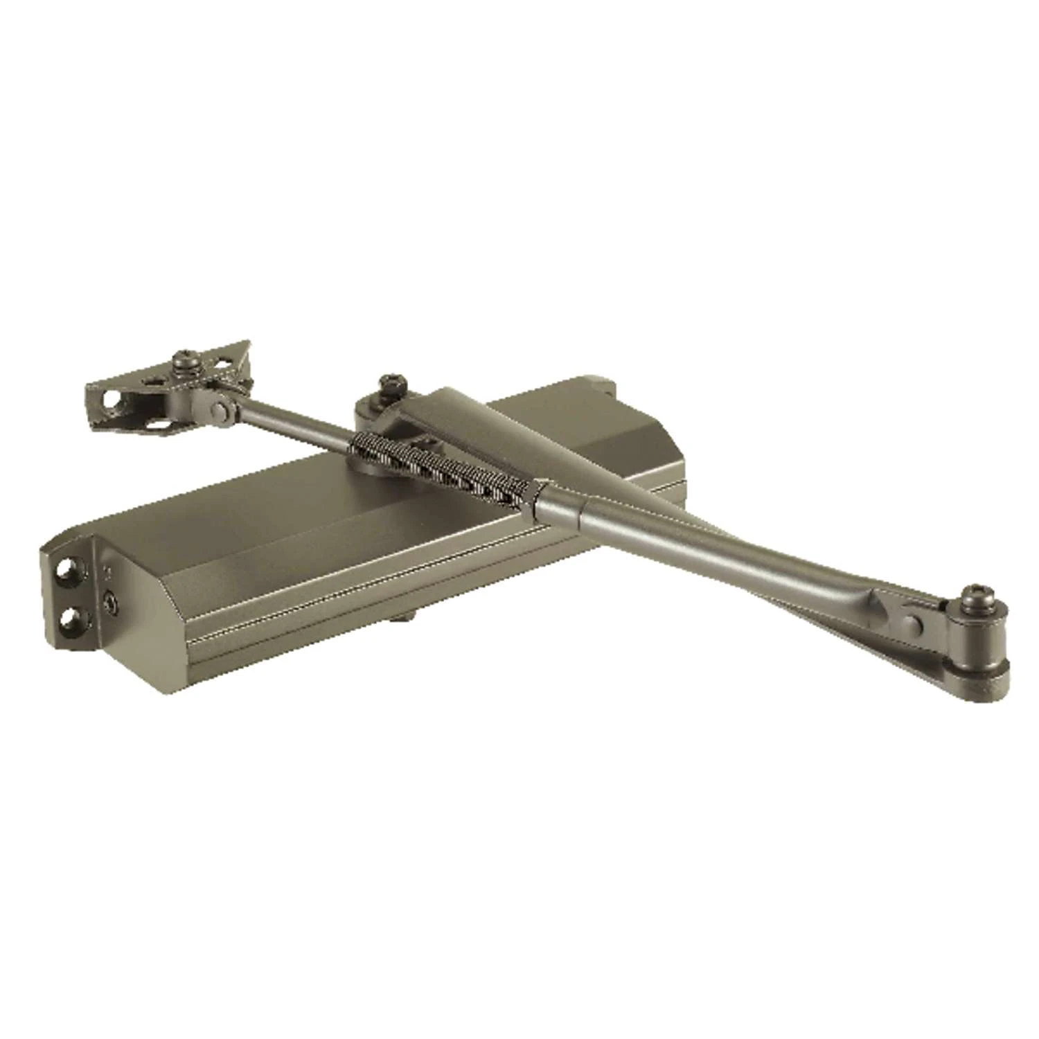 Tell Oil Rubbed Bronze Aluminum/Steel Hydraulic Door Closer Grade 1 3 Tell Oil Rubbed Bronze Aluminum/Steel Hydraulic Door Closer Grade 1