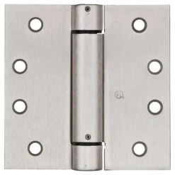 National Hardware 4 In. L Satin Nickel Spring Hinge 1 Pk