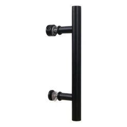 National Hardware Madison Matte Black Steel Pull Handle 1 Pc