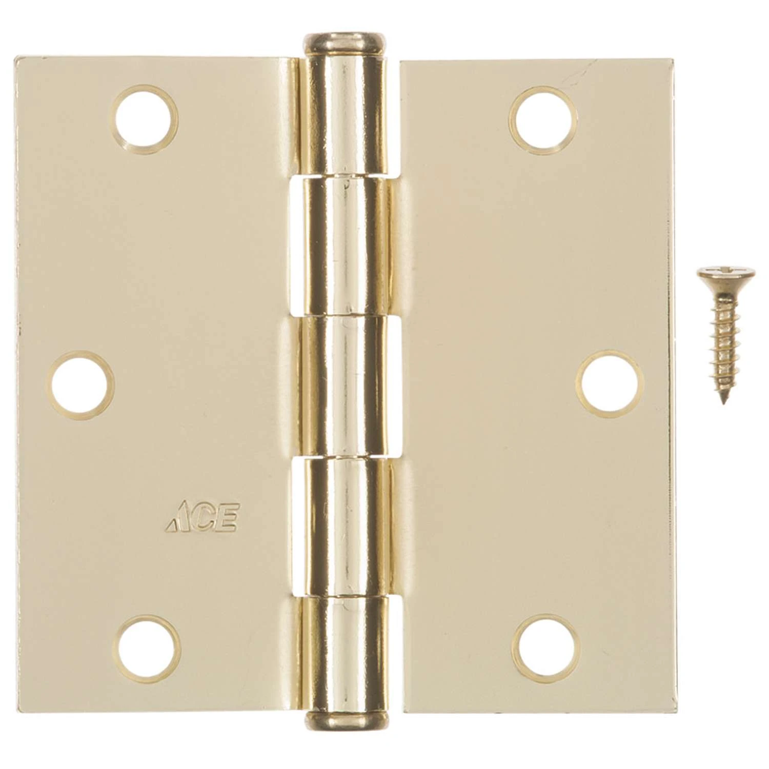 Hampton 3-1/2 In. L Bright Brass Residential Door Hinge 12 Pk 3 Hampton 3-1/2 In. L Bright Brass Residential Door Hinge 12 Pk