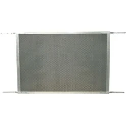 Prime-Line Satin Silver Aluminum Screen Door Grille 1 Pk