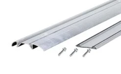 M-D 0.75 In. H X 3 In. W X 36 In. L Mill Aluminum Low Threshold Silver