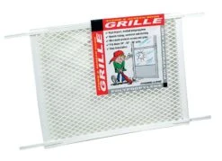 Prime-Line White Polypropylene Door Grille 1 Pk