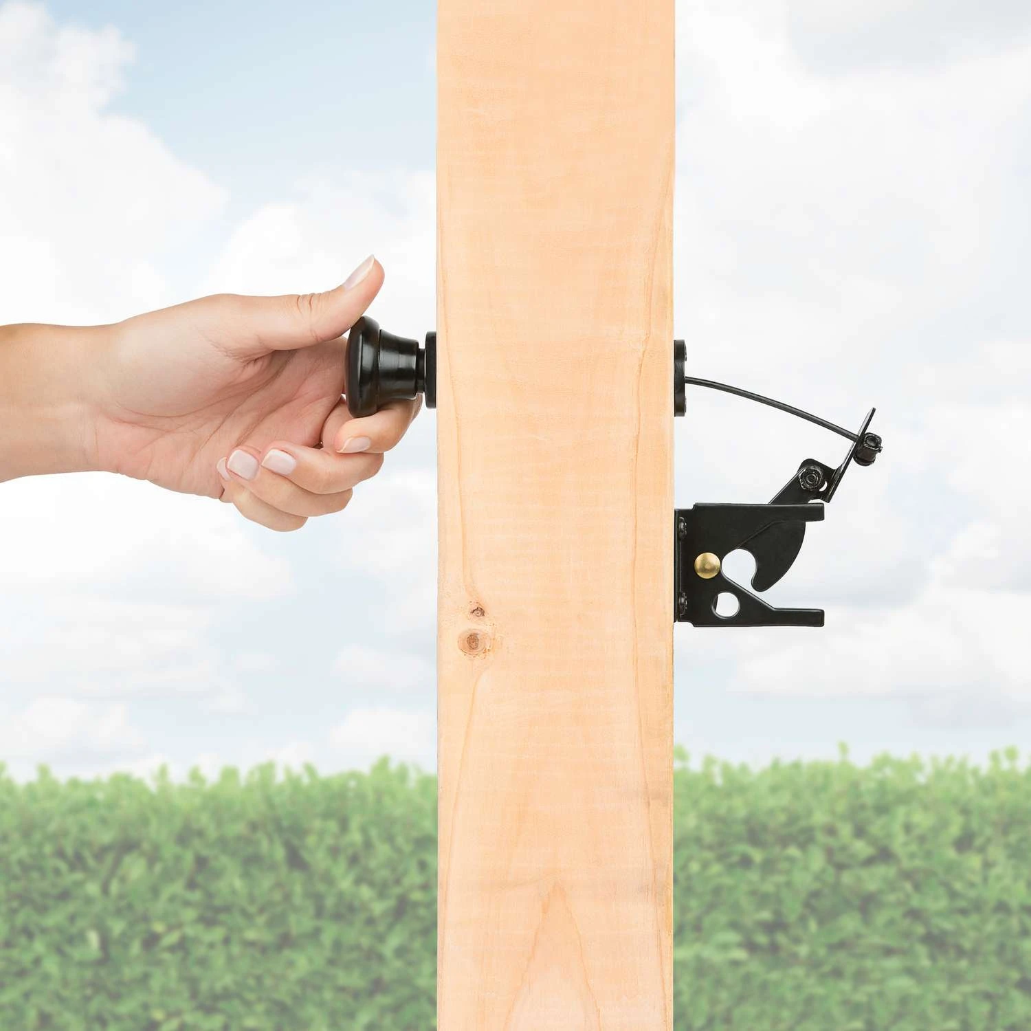 National Hardware 10.75 In. L Steel Automatic Gate Latch Pull 7 National Hardware 10.75 In. L Steel Automatic Gate Latch Pull - Image 5