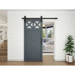 National Hardware Designer Matte Black Steel Barn Door Hanger Kit 1 Pc 14 National Hardware Designer Matte Black Steel Barn Door Hanger Kit 1 Pc -Acme Acorn Store 6ffc0a3f c80d 4b7f b2de 235726516615