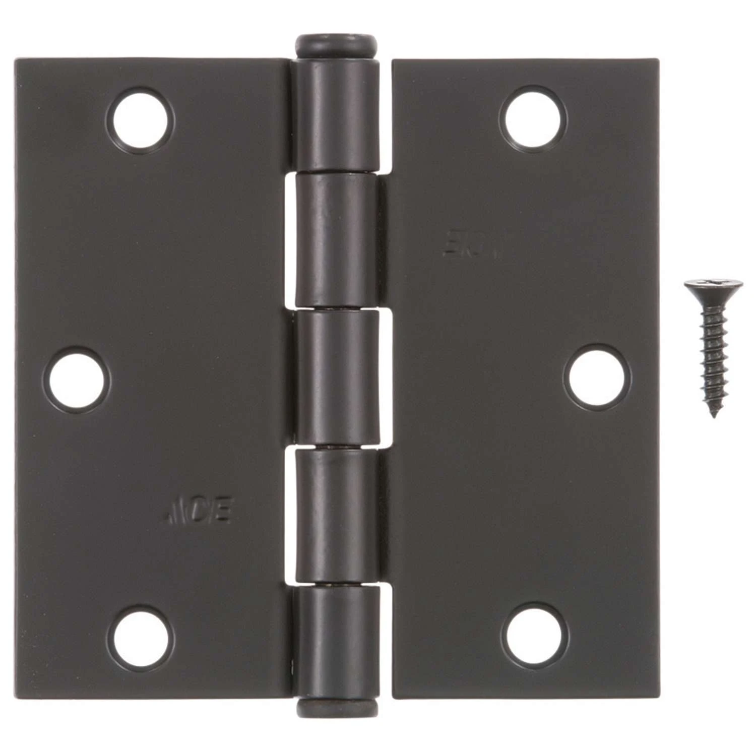 Ace 3-1/2 In. L Black Residential Door Hinge 3 Pk 3 Ace 3-1/2 In. L Black Residential Door Hinge 3 Pk