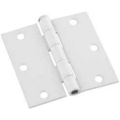 National Hardware 3-1/2 In. L White Door Hinge 3 Pk