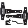 National Hardware 8-13/16 In. L Black Steel Gate Hardware Kit 1 Pk -Acme Acorn Store 7ddf07cc ae13 468e b29c f38307aec96d