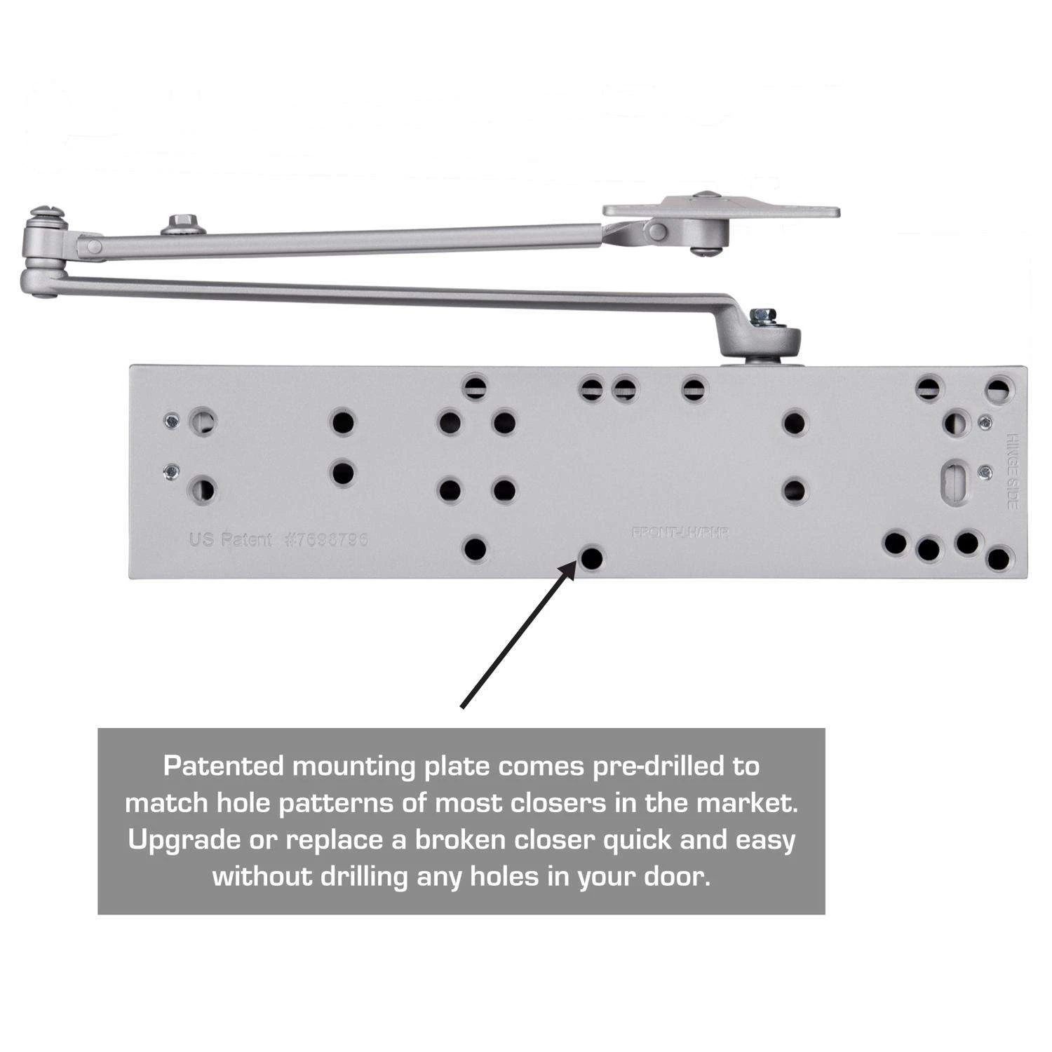 Brinks Commercial Metal Hydraulic Door Closer Grade 1 6 Brinks Commercial Metal Hydraulic Door Closer Grade 1 - Image 4