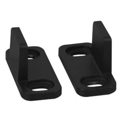 National Hardware Matte Black Aluminum Double Floor Guide 1 Pc
