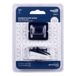 National Hardware Matte Black Aluminum Double Floor Guide 1 Pc -Acme Acorn Store 81fc1cde 7934 4965 8da3 9bb38c9bf2d0