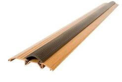 M-D 0.75 In. H X 3.75 In. W X 36 In. L Mill Aluminum Deluxe Low Threshold Oak