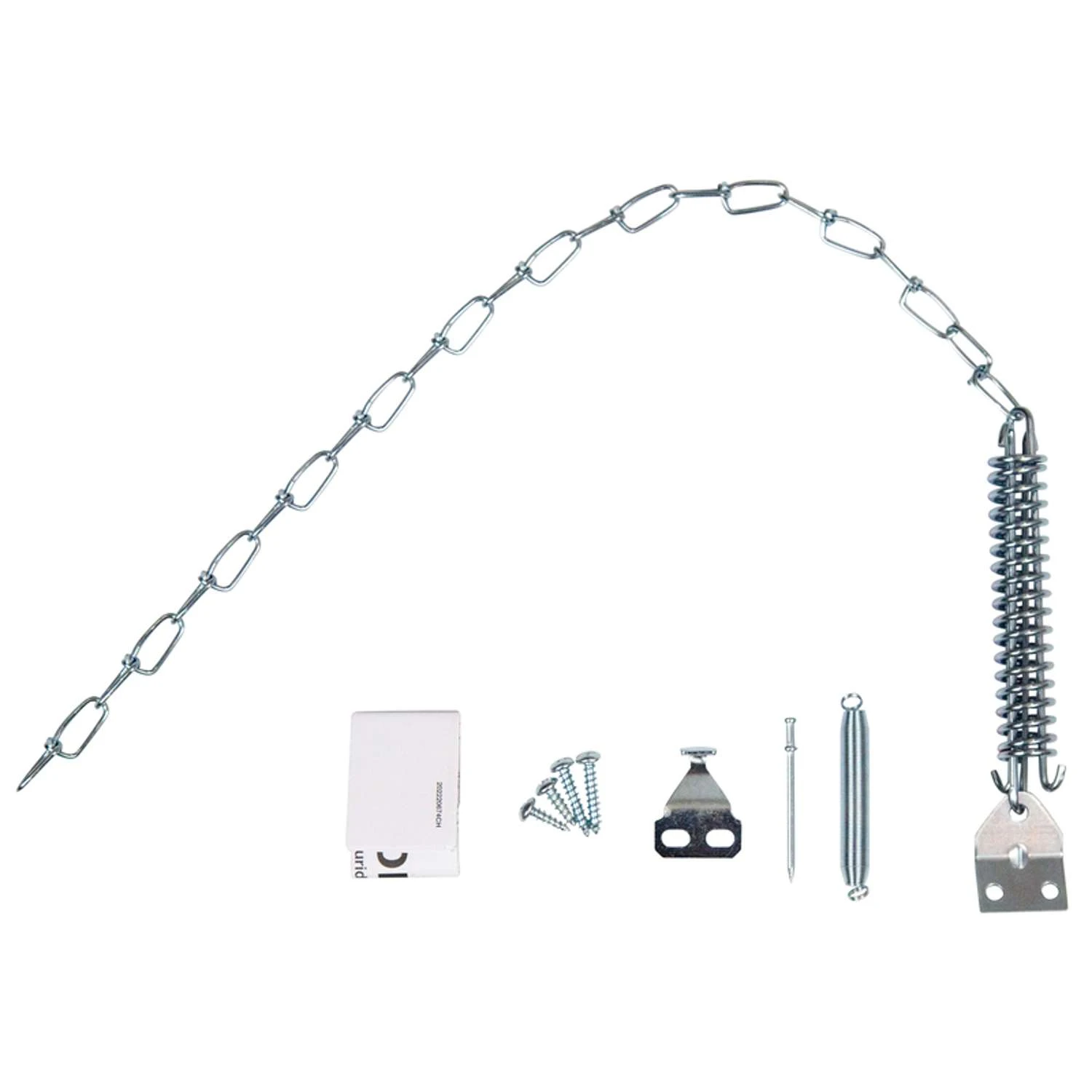 Larson Zinc-Plated Mill Steel Storm Door Wind Chain 9 Pc 4 Larson Zinc-Plated Mill Steel Storm Door Wind Chain 9 Pc - Image 2