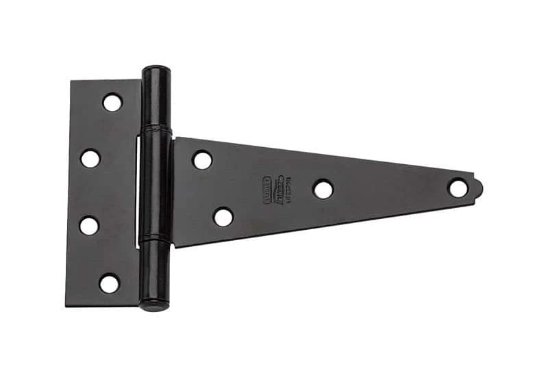 National Hardware 6 In. L Black Extra Heavy Duty T-Hinge 2 Pk 3 National Hardware 6 In. L Black Extra Heavy Duty T-Hinge 2 Pk