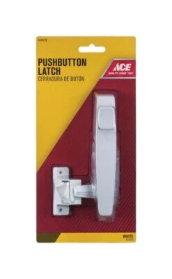 Ace White White Steel Push Button Latch 1 Pk 6 Ace White White Steel Push Button Latch 1 Pk -Acme Acorn Store 89884a75 030c 4b81 ad6c 8f8c5ca538ba