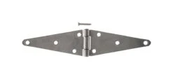 Ace 6 In. L Stainless Steel Heavy Duty Strap Hinge 1 Pk