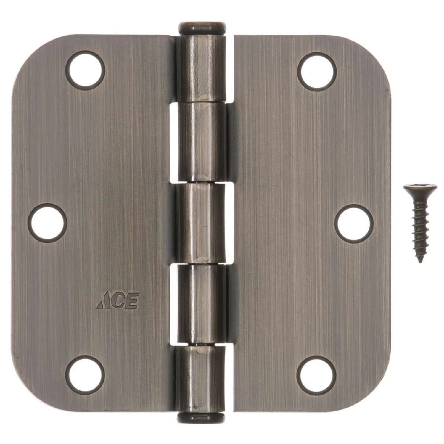 Ace 3-1/2 In. L Antique Brass Residential Door Hinge 3 Pk 3 Ace 3-1/2 In. L Antique Brass Residential Door Hinge 3 Pk
