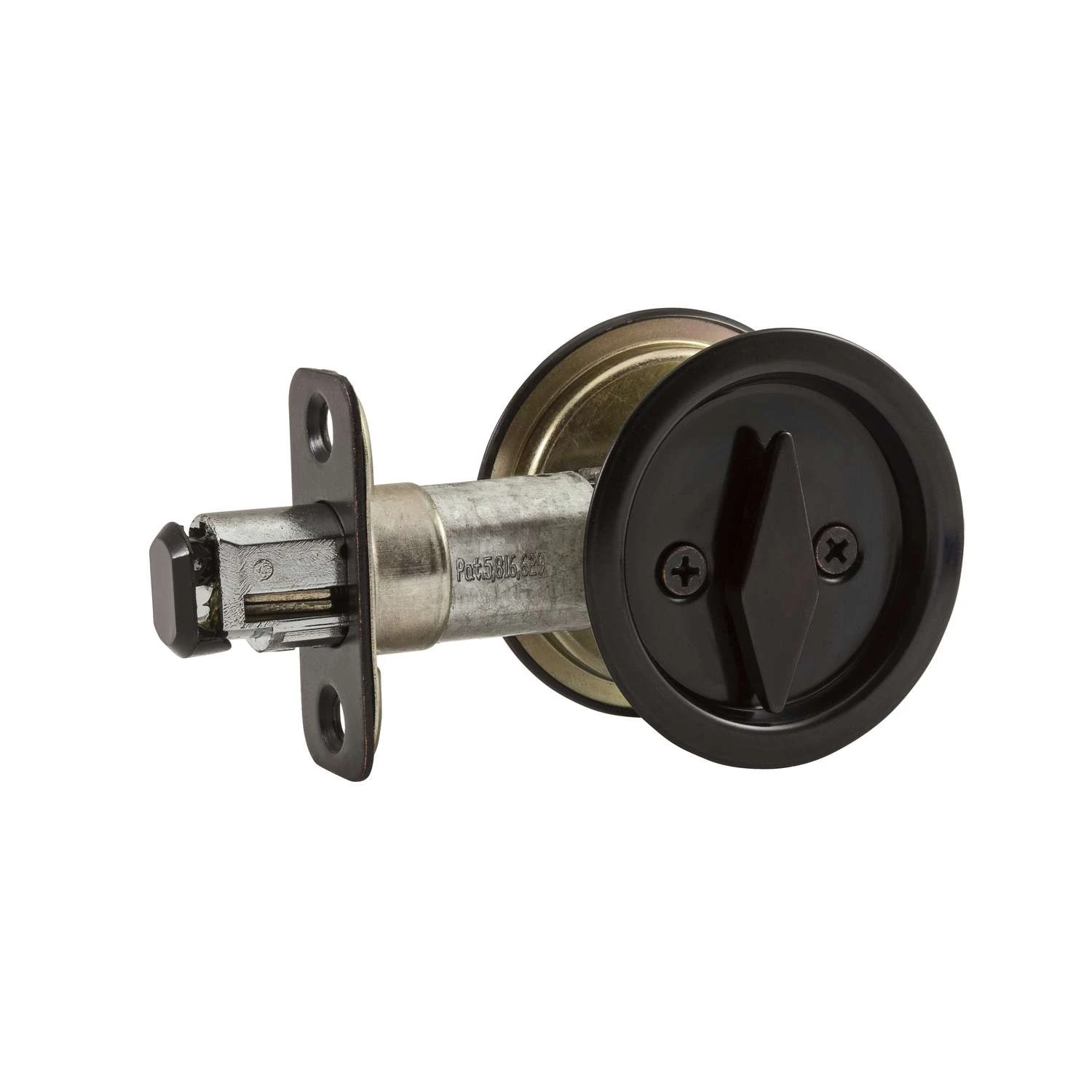 National Hardware Oil Rubbed Bronze Brown Steel Pocket Door Latch 1 Pk 3 National Hardware Oil Rubbed Bronze Brown Steel Pocket Door Latch 1 Pk