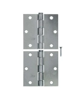 Ace 3-1/2 In. L Zinc-Plated Broad Hinge 2 Pk