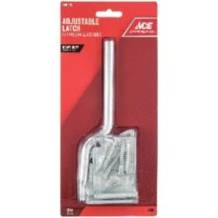 Ace 10.52 In. H X 4.75 In. W X 1.63 In. L Zinc-Plated Zinc Heavy Duty Adjustable Gate Latch